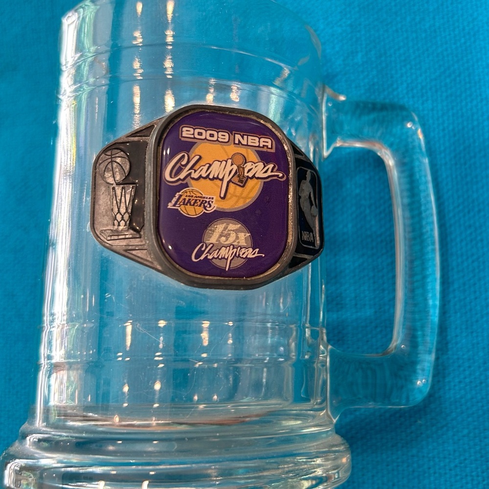 2009 L.A.LAKERS NBA Champions Lakers Glass Mug